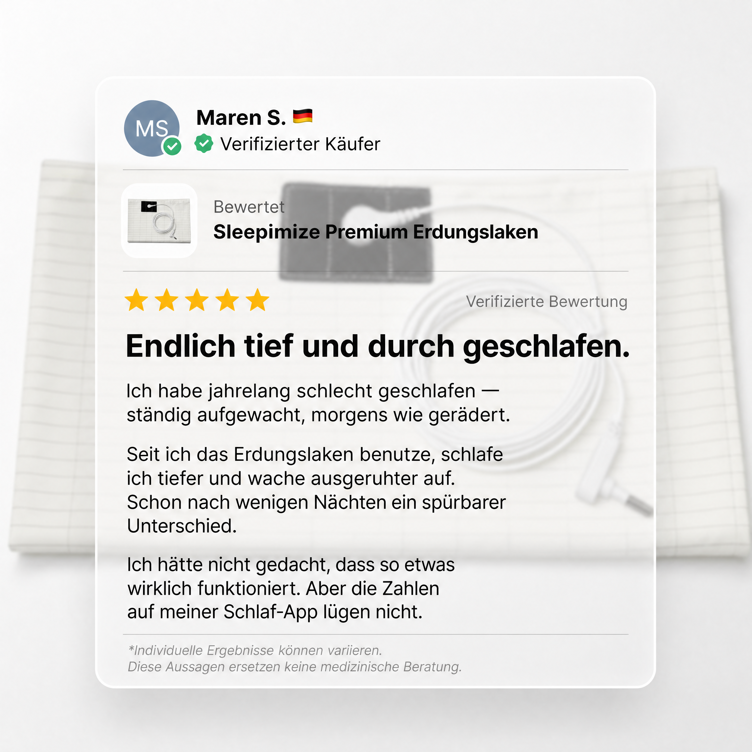 Sleepimize Premium Erdungslaken